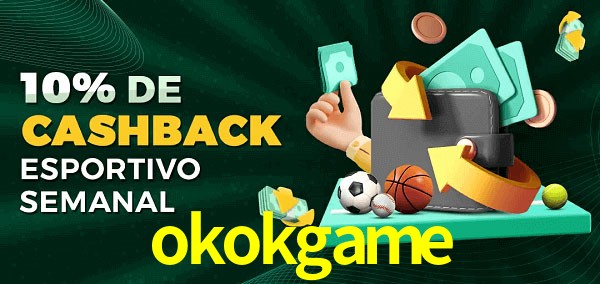 10% de bônus de cashback na okokgame